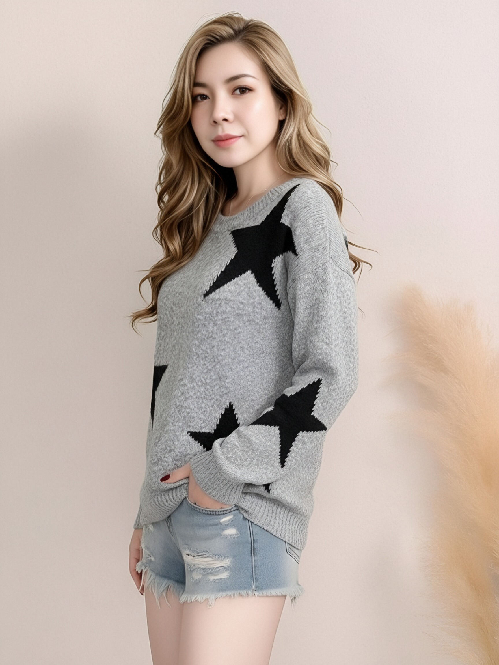 Classic Crewneck Knit Sweater 335 view 2