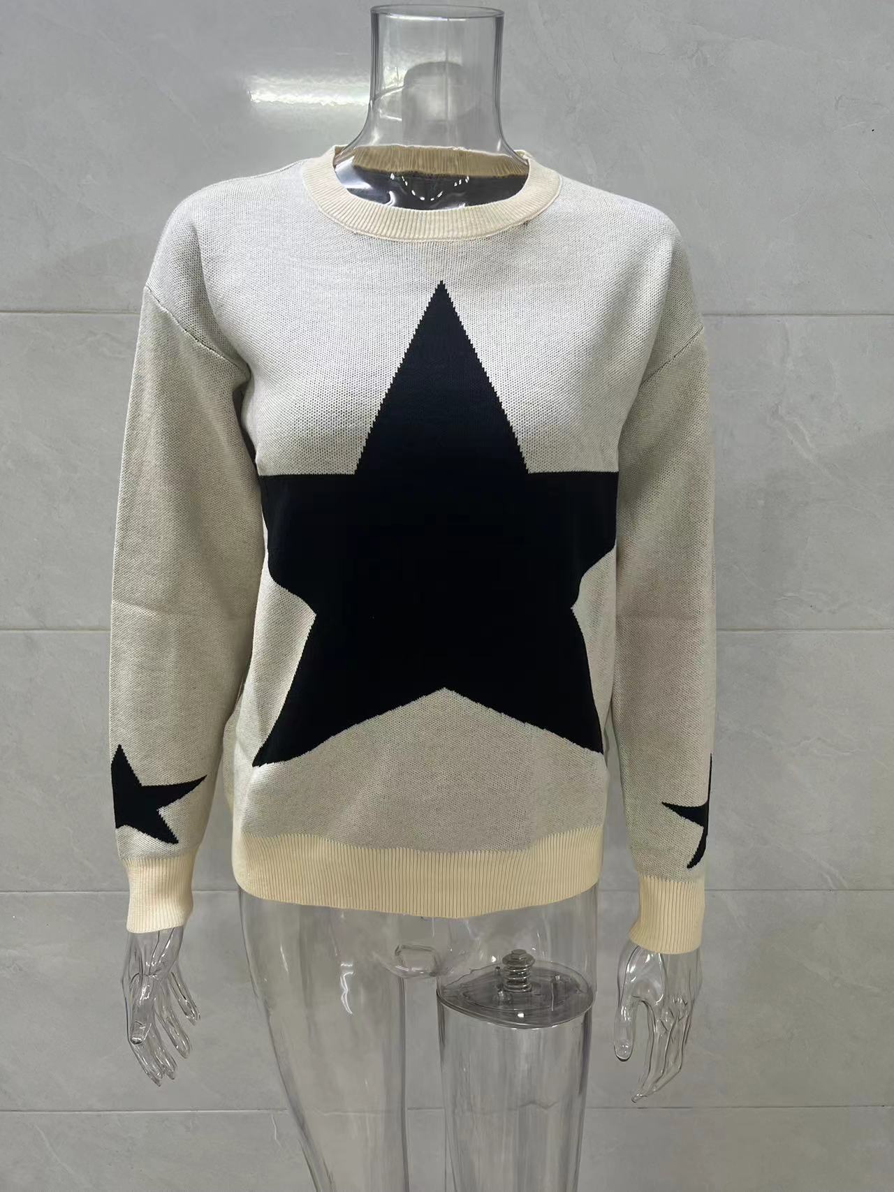 Knitted Crew Neck Pullover view 14