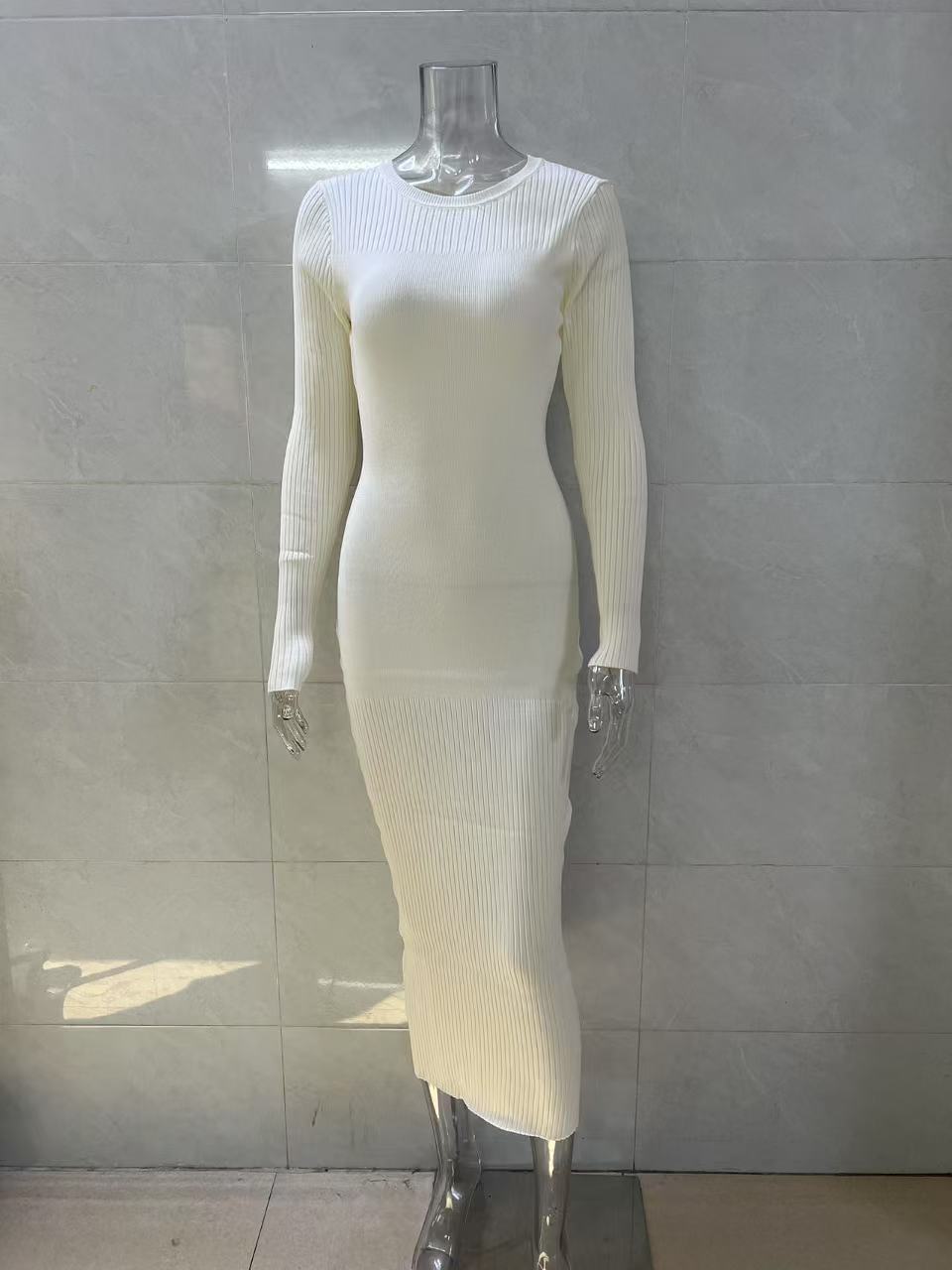 Knitted Long-Sleeve Sweater view 9